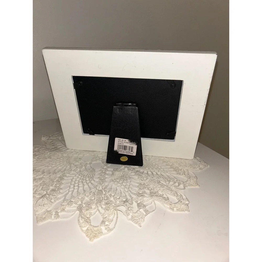 Sonoma Goods for Life Celebrate American Flag 4x6 Picture Frame Rustic Wood Star